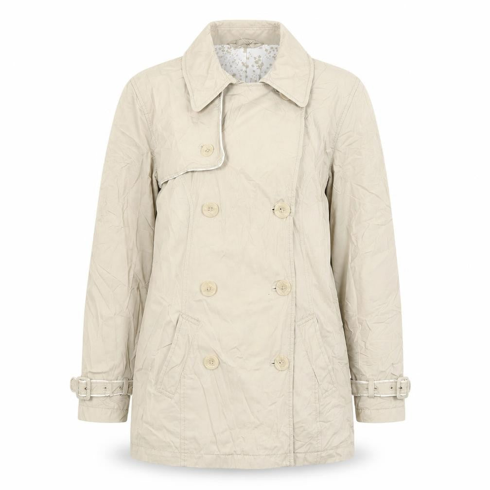 Womens UK Size 12 Monsoon Beige Trench Coat