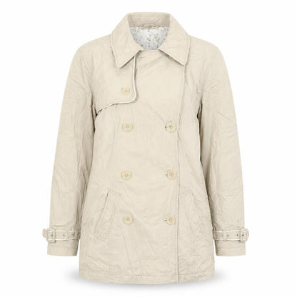 Womens UK Size 12 Monsoon Beige Trench Coat