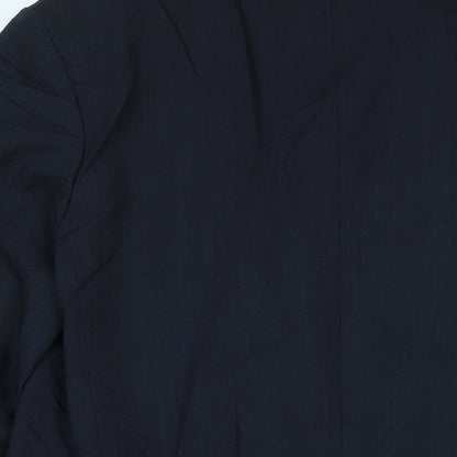 Mens UK Size 46 House of Fraser Regular Blue Suit Jacket