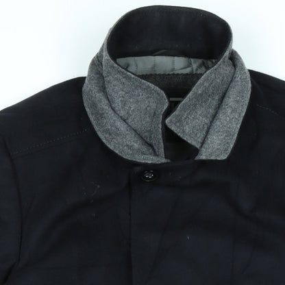 Mens UK Size XL SP Blue Overcoat