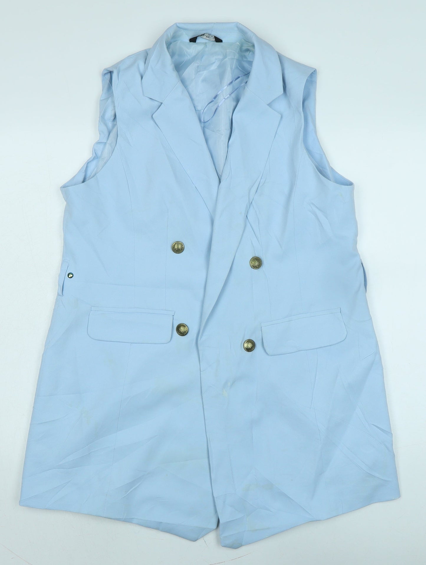 Womens UK Size 16 Selected Blue Gilet