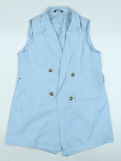 Womens UK Size 16 Selected Blue Gilet
