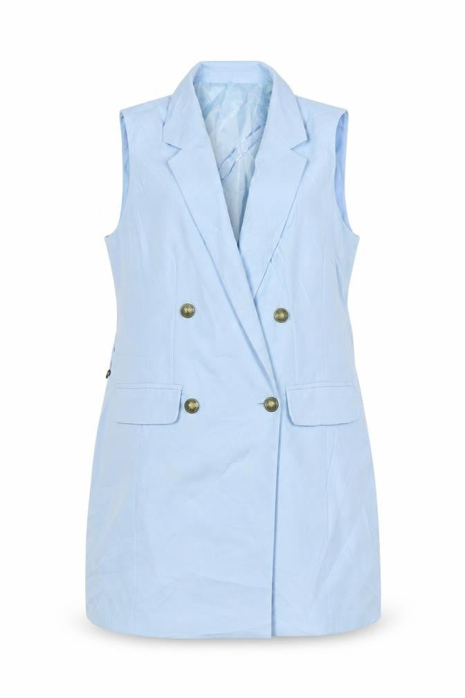 Womens UK Size 16 Selected Blue Gilet