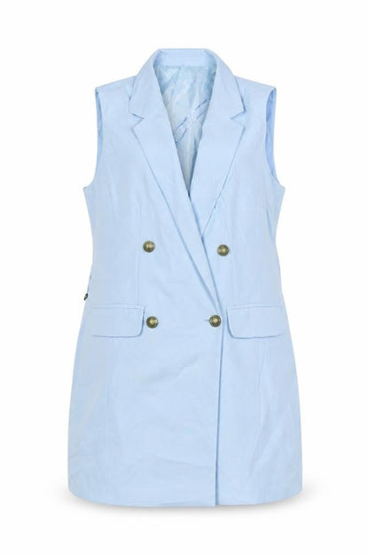 Womens UK Size 16 Selected Blue Gilet