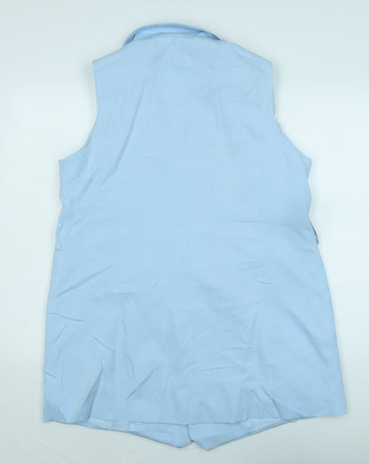 Womens UK Size 16 Selected Blue Gilet