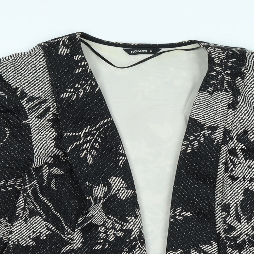 Womens UK Size 10 Roman Black Jacket