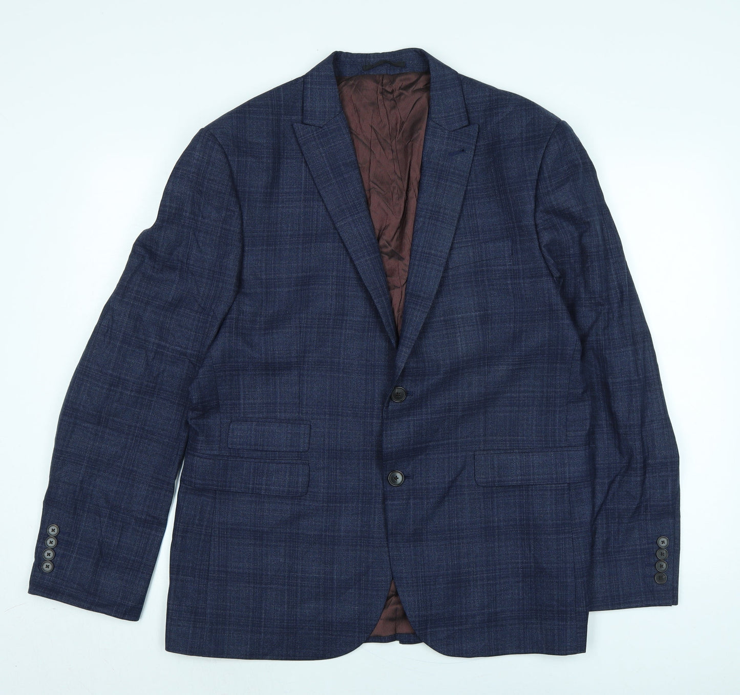 Mens UK Size 42 NEXT Regular Blue Suit Jacket
