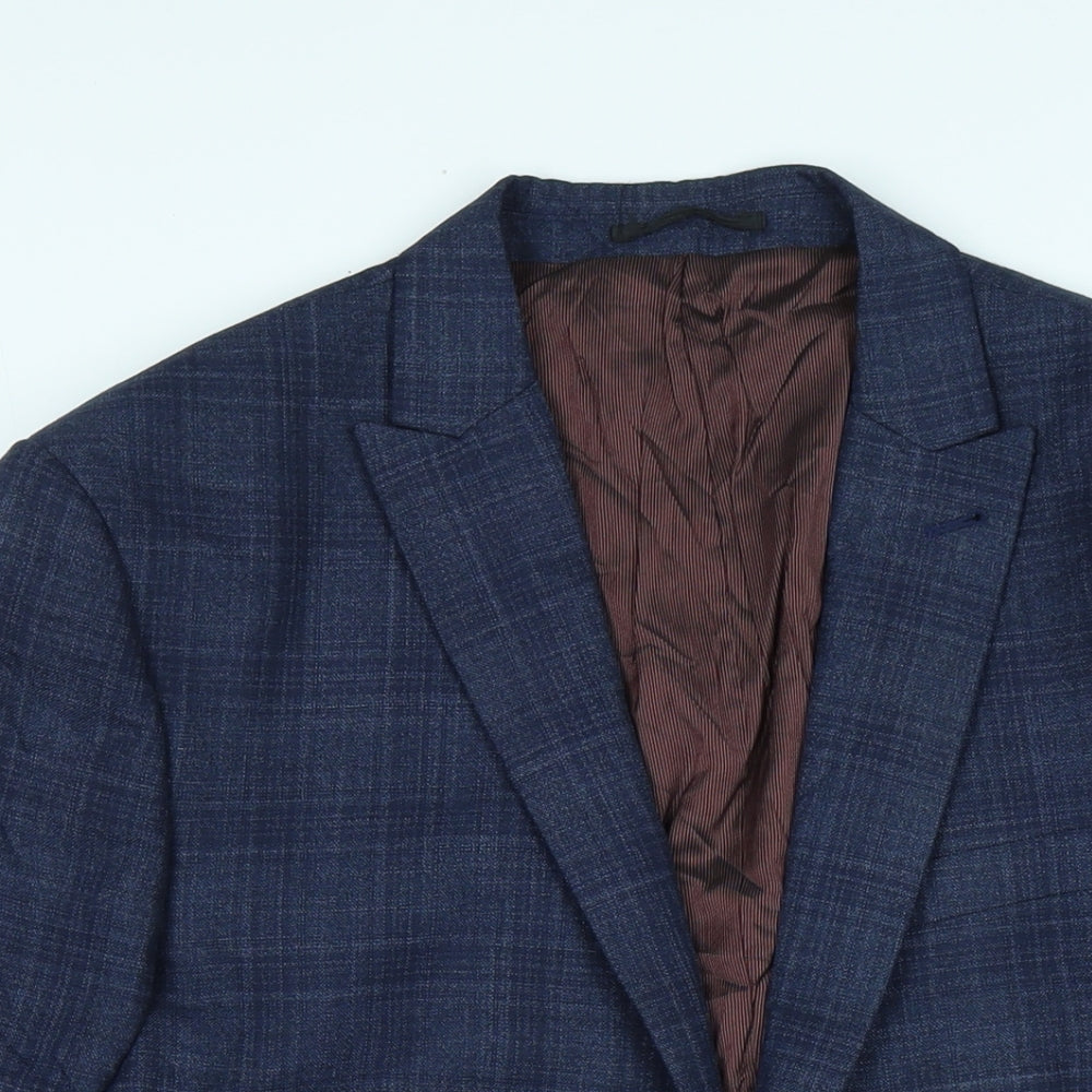 Mens UK Size 42 NEXT Regular Blue Suit Jacket