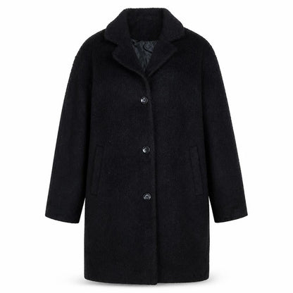 Womens UK Size 8 Divided Black Overcoat