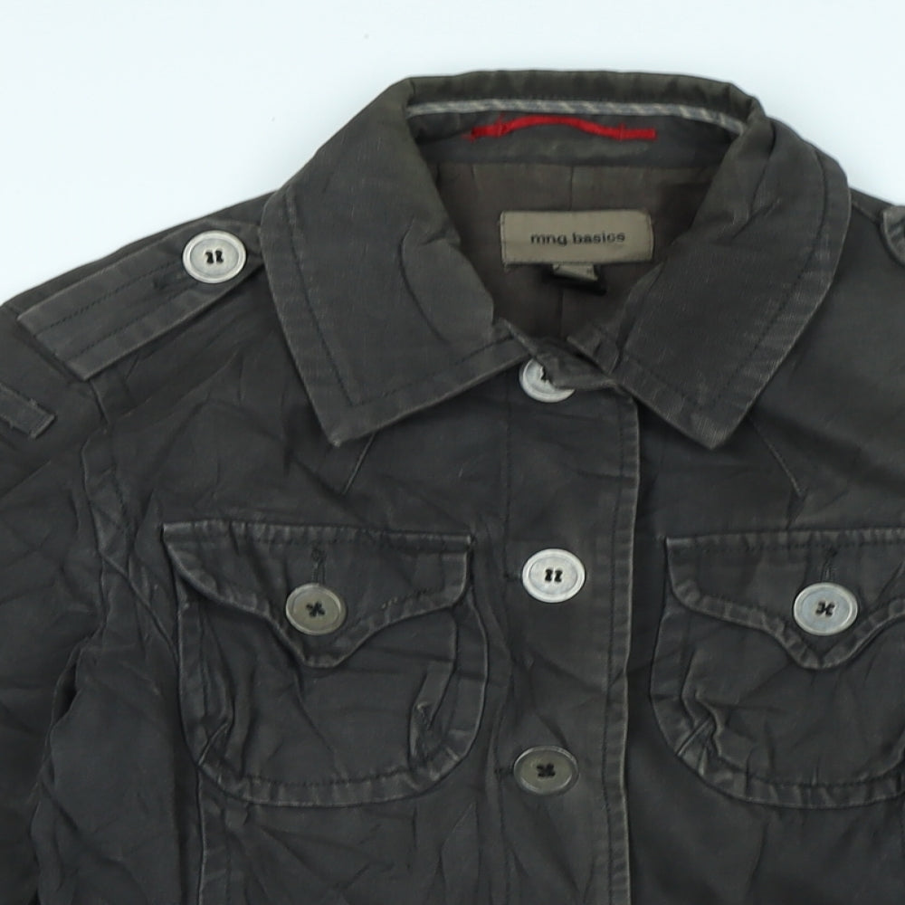 Womens UK Size M MNG Grey Jacket