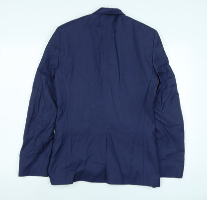 Mens UK Size 36 H&M Regular Blue Suit Jacket