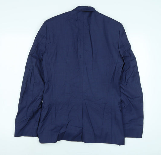 Mens UK Size 36 H&M Regular Blue Suit Jacket