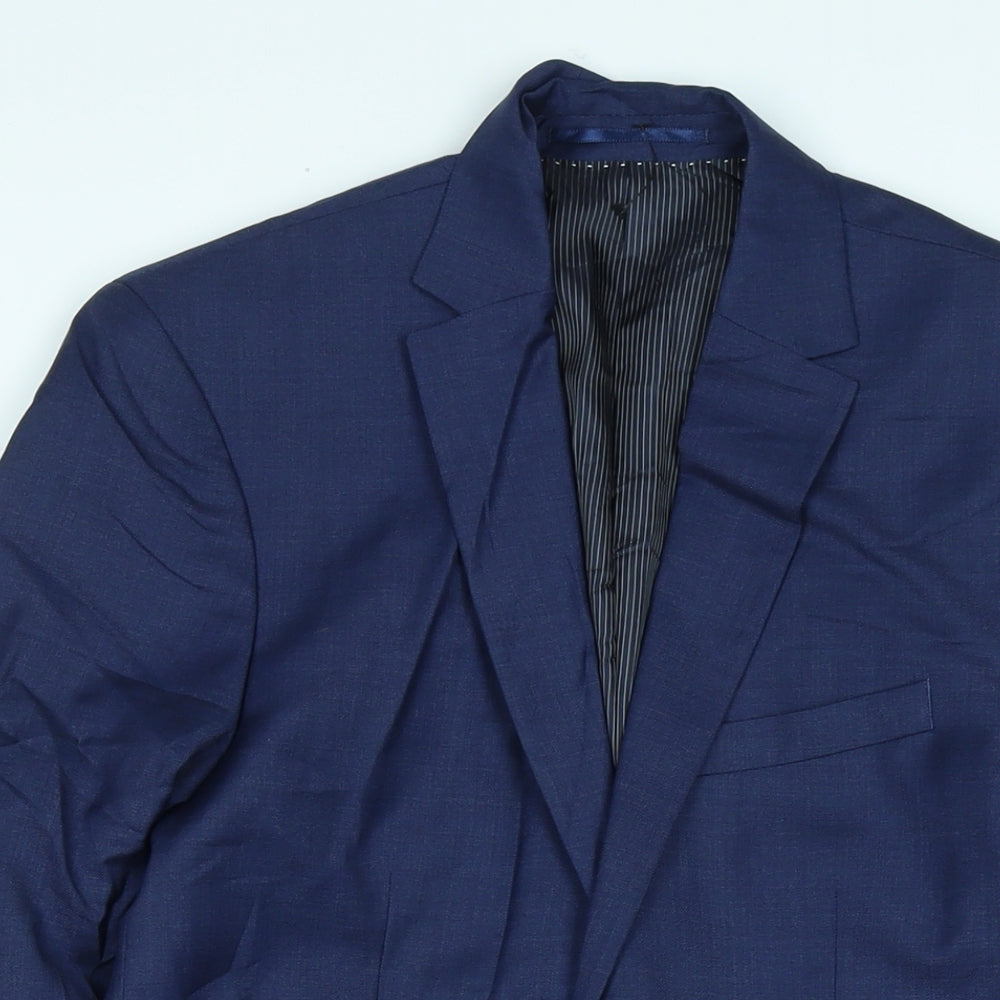 Mens UK Size 36 H&M Regular Blue Suit Jacket