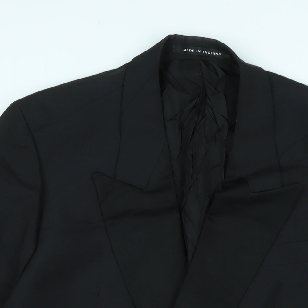 Special occasions Mens Black Wool Jacket Suit Jacket Size 42 Regular