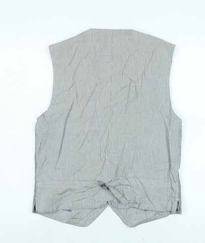 Mens UK Size S gentlemans relish Grey Gilet