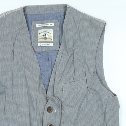 Mens UK Size S gentlemans relish Grey Gilet