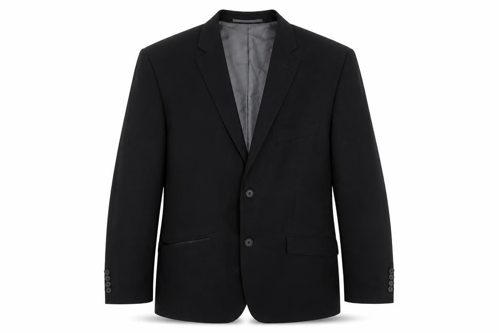 Mens UK Size 42 George Regular Black Suit Jacket