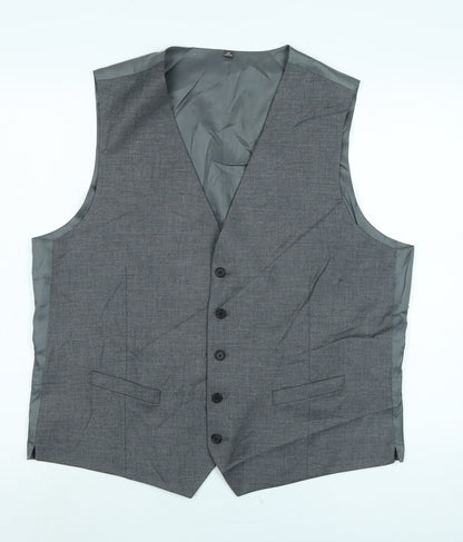 Mens UK Size 42 Marks and Spencer Green Gilet