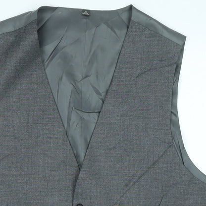 Mens UK Size 42 Marks and Spencer Green Gilet