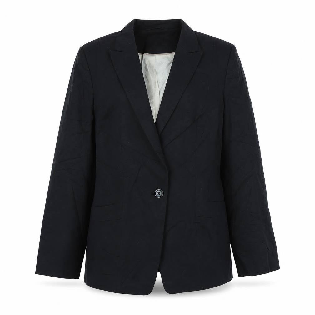Marks & Spencer Womens Black Jacket Size 14 Button