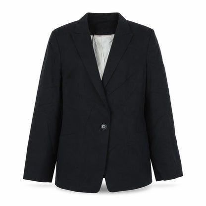 Marks & Spencer Womens Black Jacket Size 14 Button