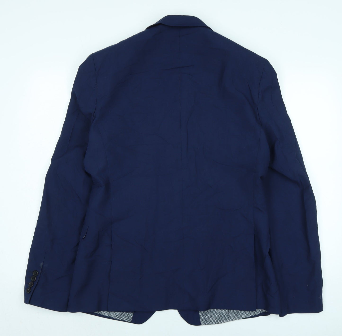 Mens UK Size 40 Limehaus Regular Blue Suit Jacket