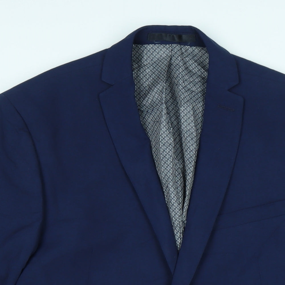 Mens UK Size 40 Limehaus Regular Blue Suit Jacket