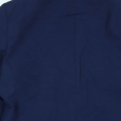 Mens UK Size 40 Limehaus Regular Blue Suit Jacket
