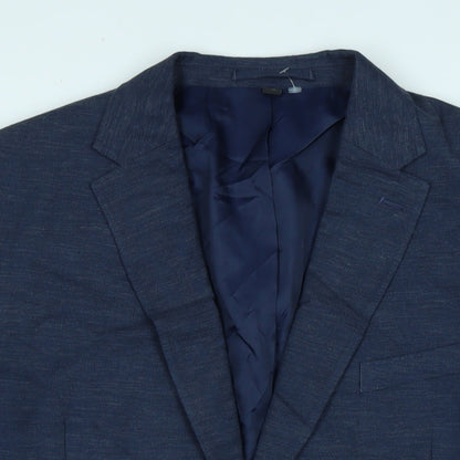 Mens UK Size 46 Marks and Spencer Regular Blue Suit Jacket