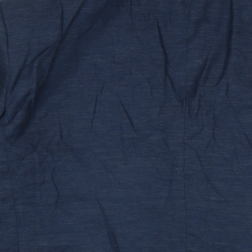 Mens UK Size 46 Marks and Spencer Regular Blue Suit Jacket