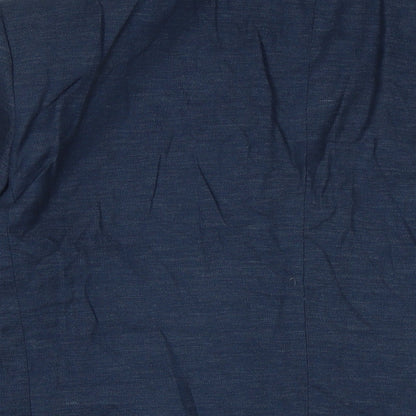 Mens UK Size 46 Marks and Spencer Regular Blue Suit Jacket