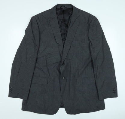 Mens UK Size 48 jack reid Regular Grey Suit Jacket