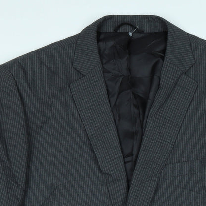 Mens UK Size 48 jack reid Regular Grey Suit Jacket