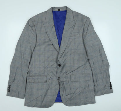 Mens UK Size 40 Marks and Spencer Regular Grey Suit Jacket
