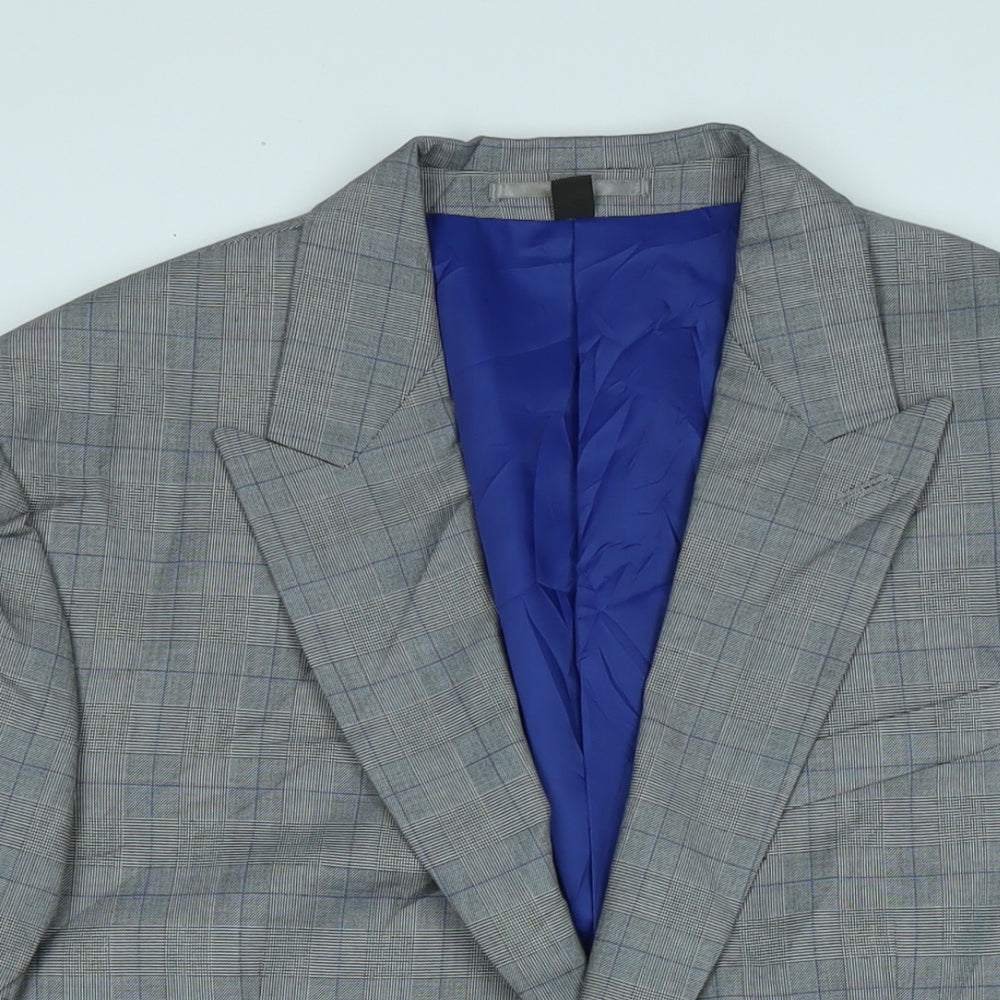 Mens UK Size 40 Marks and Spencer Regular Grey Suit Jacket