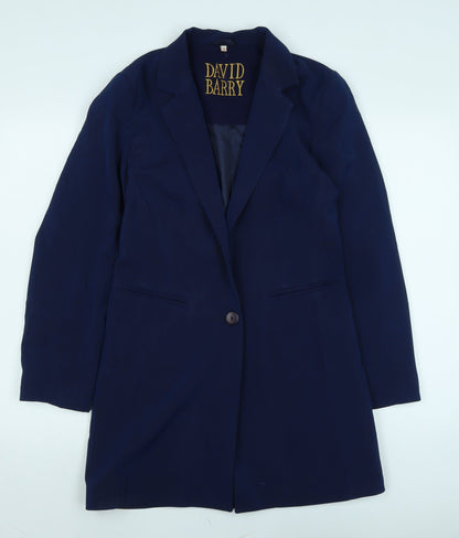 Womens UK Size 10 David Barry Blue Jacket