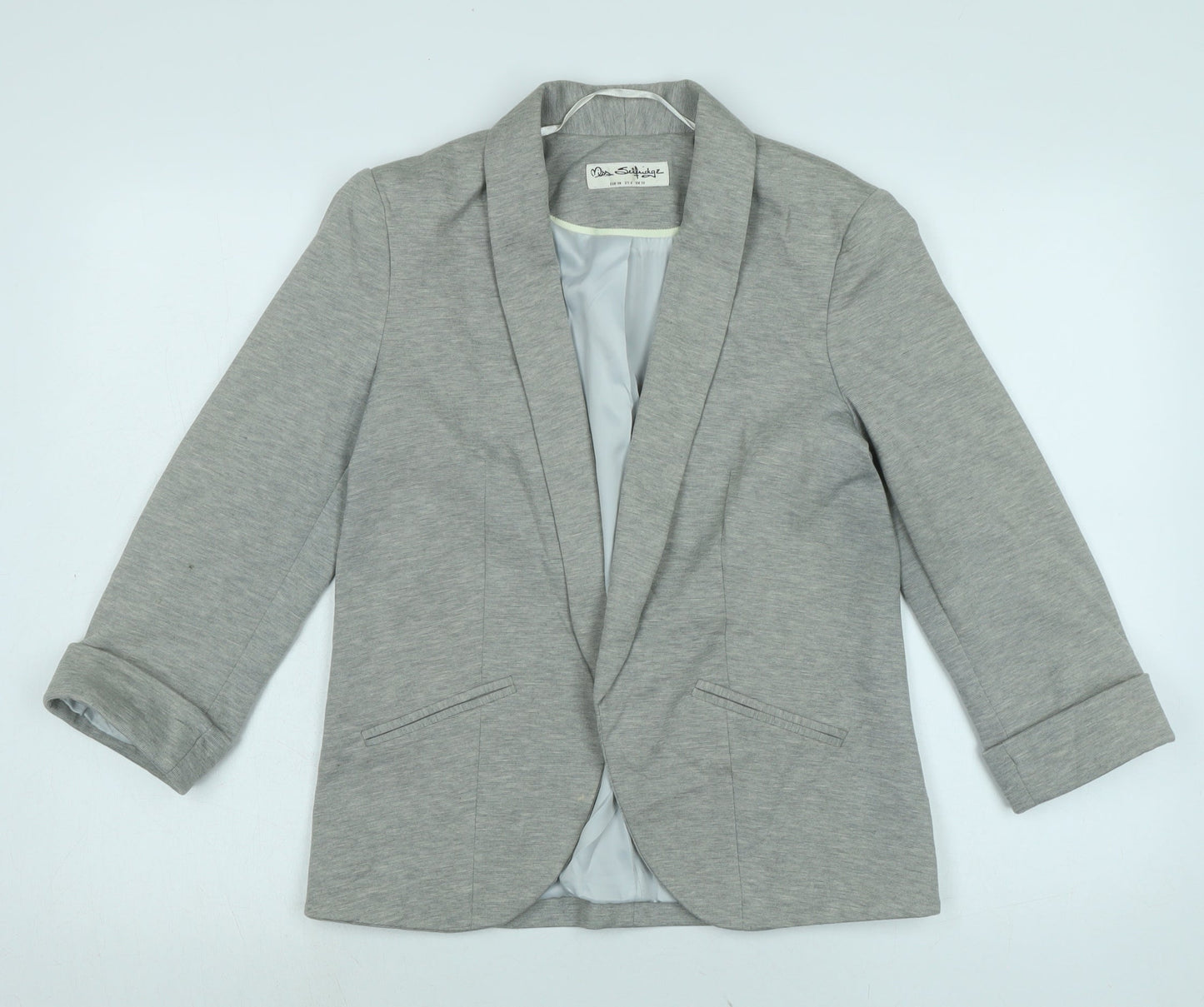 Womens UK Size 10 Miss Selfridge Grey Jacket
