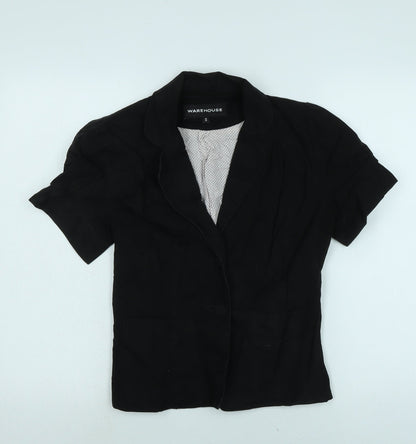 Womens UK Size 10 Warehouse Black Jacket