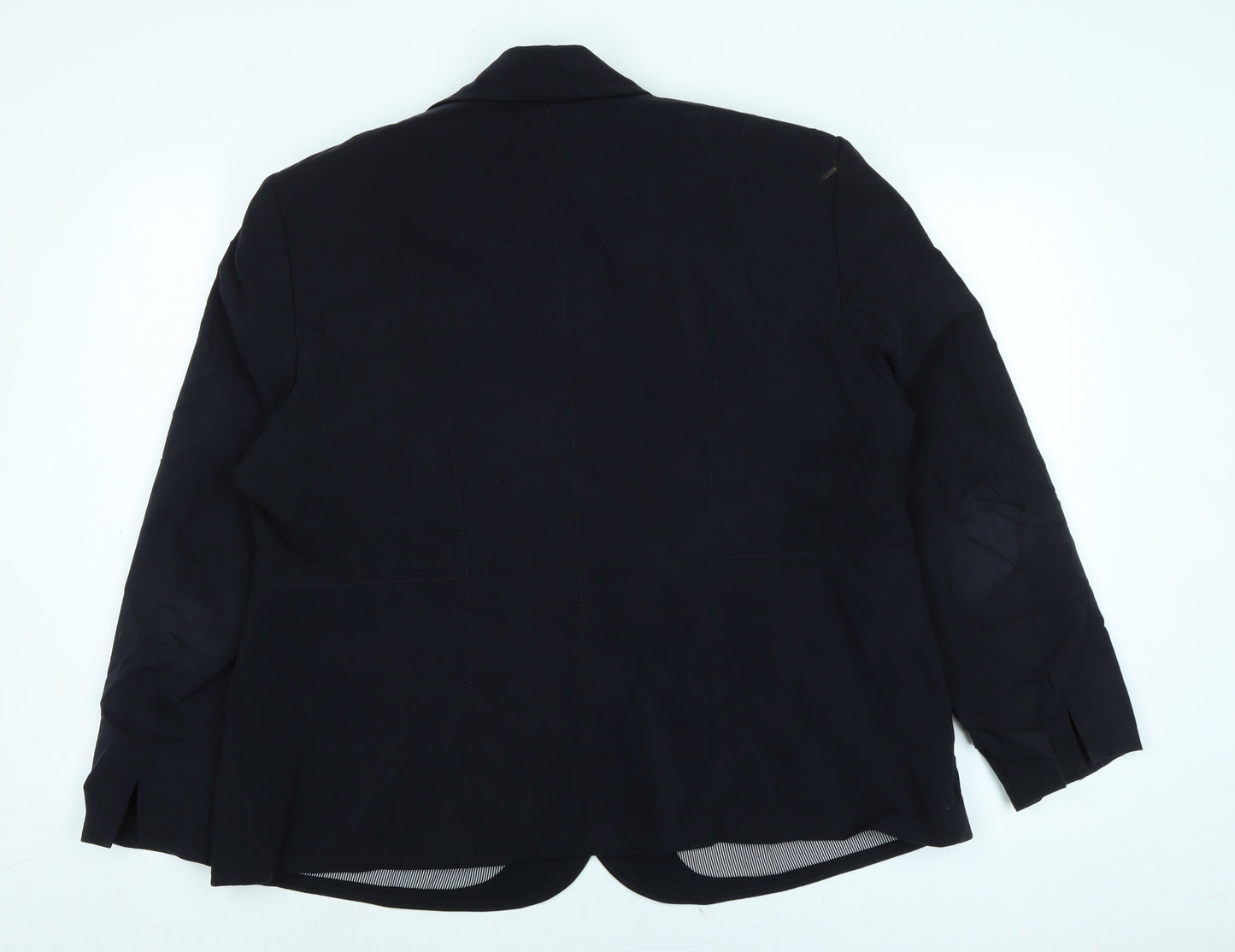 Gerry Weber Womens Blue Jacket Size XL Button