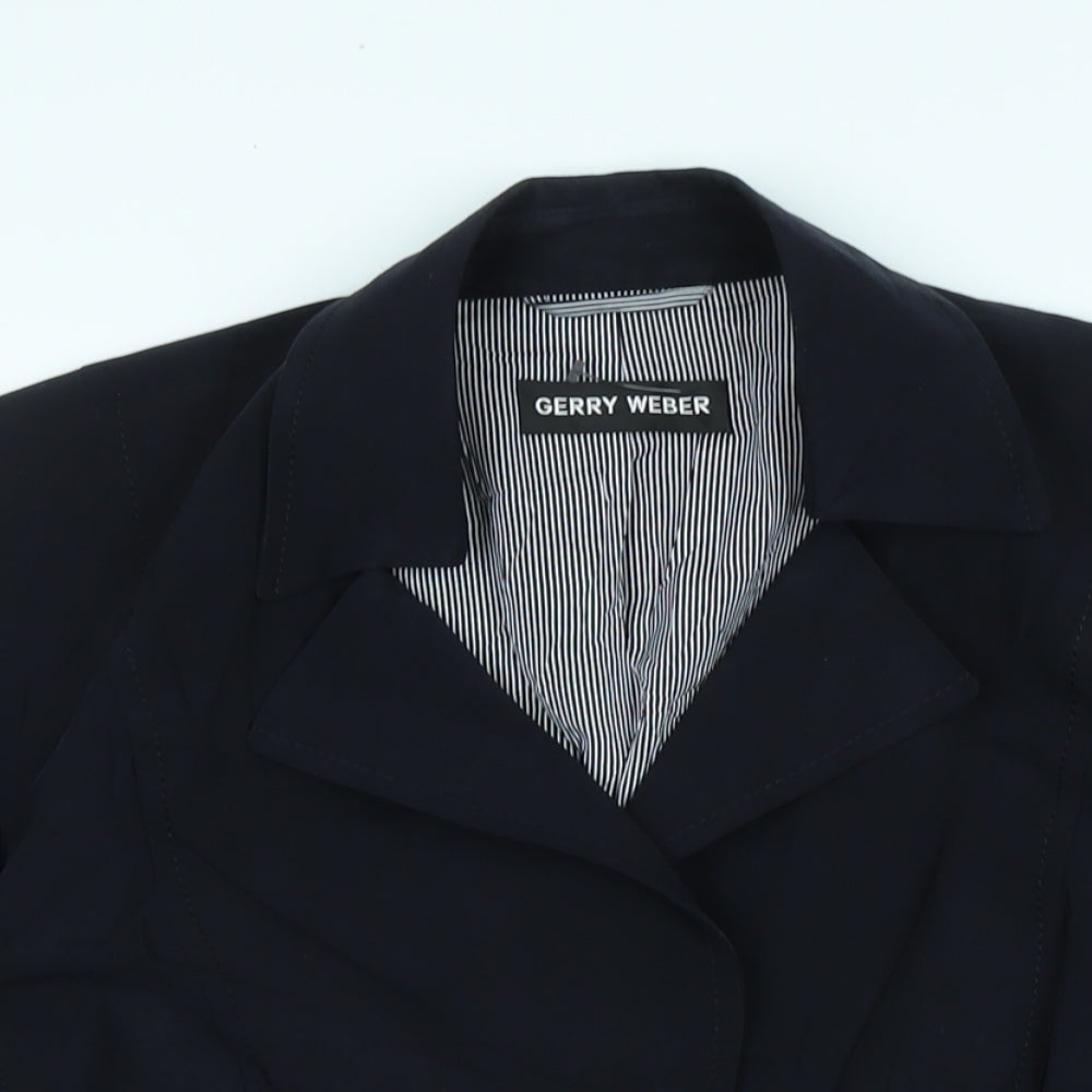 Gerry Weber Womens Blue Jacket Size XL Button