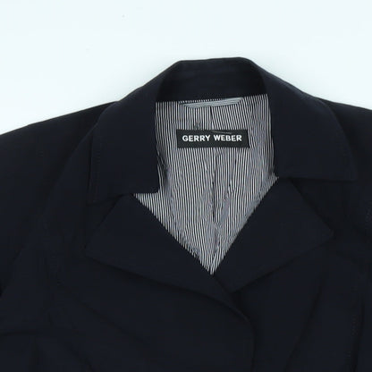 Gerry Weber Womens Blue Jacket Size XL Button