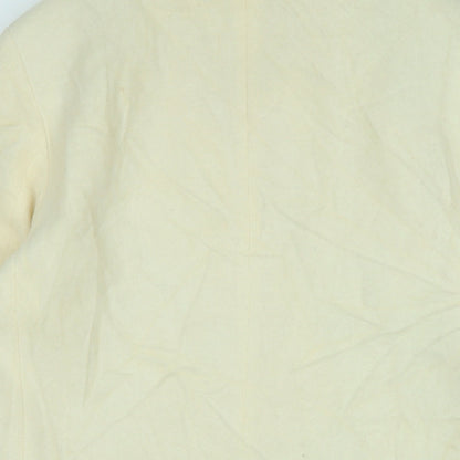 Womens UK Size L Marks and Spencer Ivory Overcoat