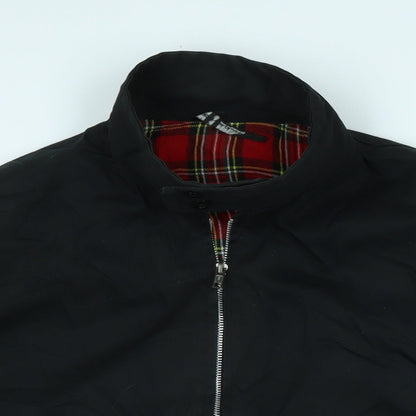 Mens UK Size 46 Made in England Black Bomber Jacket