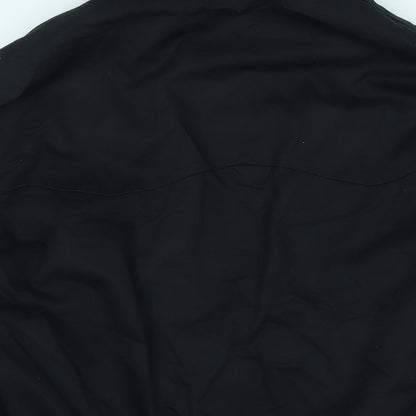 Mens UK Size 46 Made in England Black Bomber Jacket