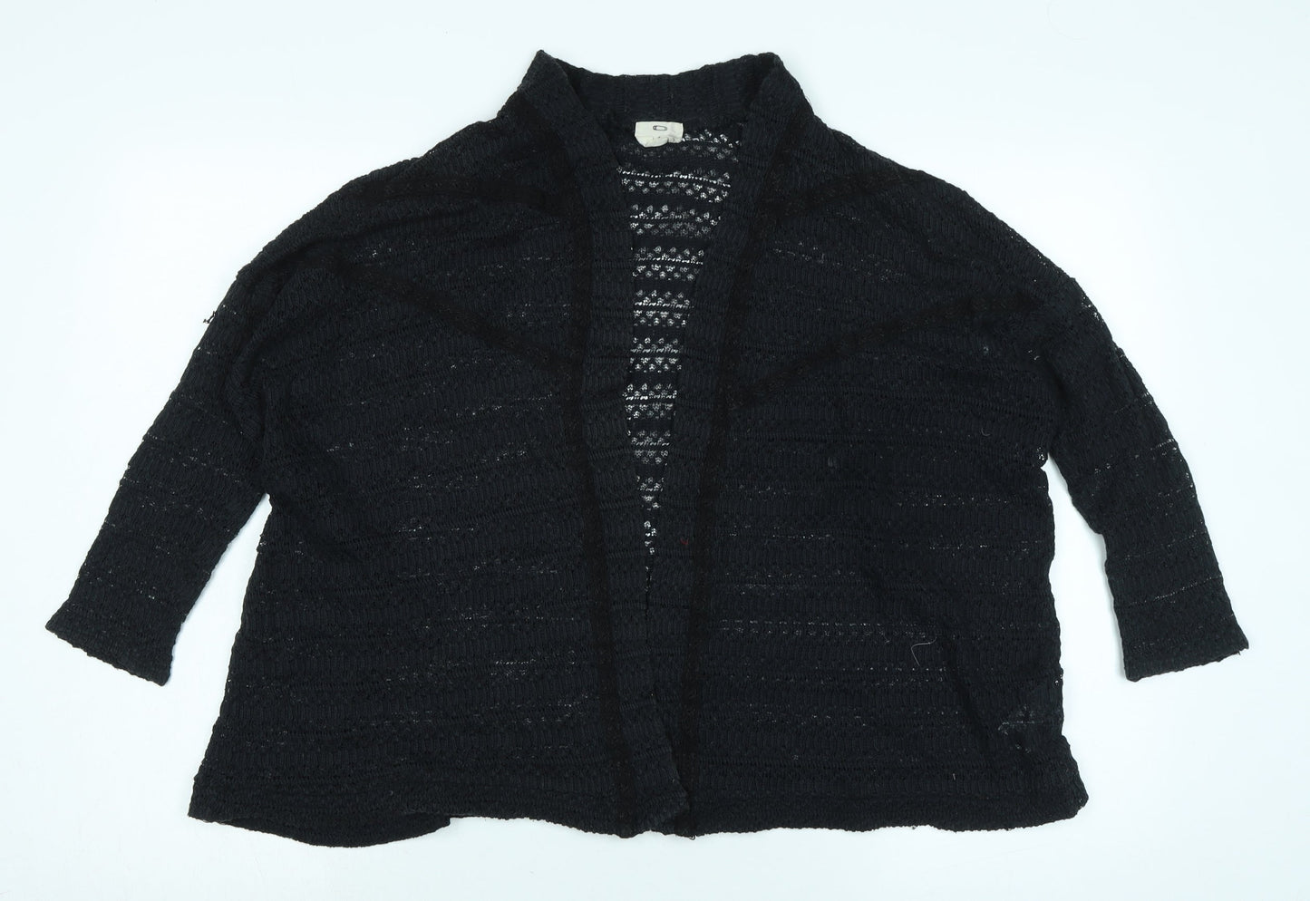 Womens UK Size S Pins & Needles Black Shrug Jumper