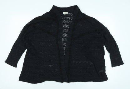 Womens UK Size S Pins & Needles Black Shrug Jumper