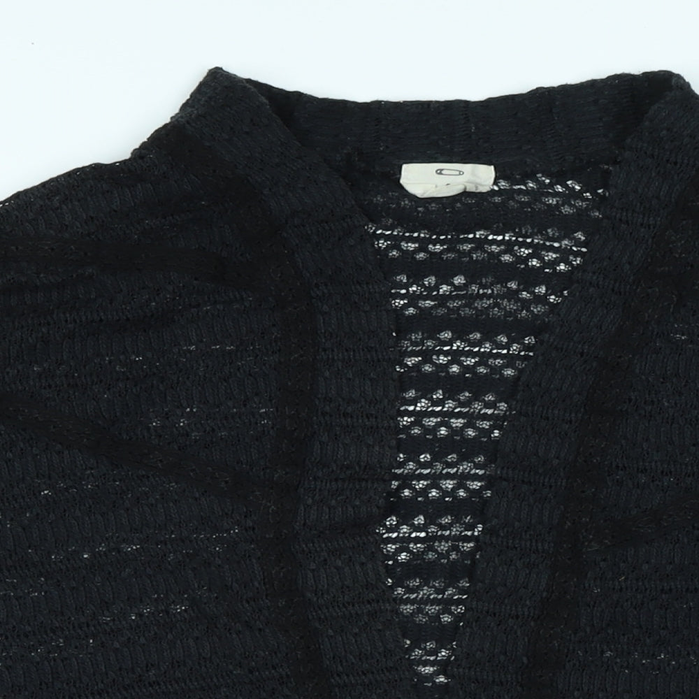 Womens UK Size S Pins & Needles Black Shrug Jumper
