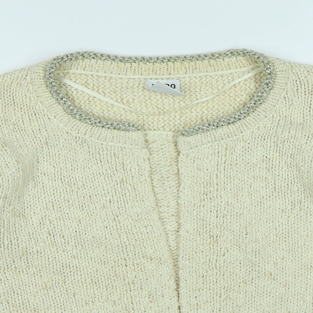 Womens UK Size S Vera Moda Ivory Cardigan Jumper