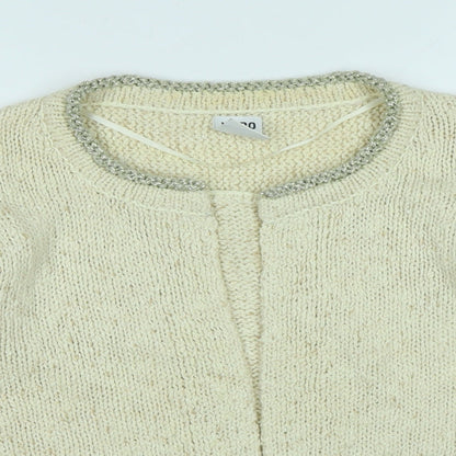 Womens UK Size S Vera Moda Ivory Cardigan Jumper