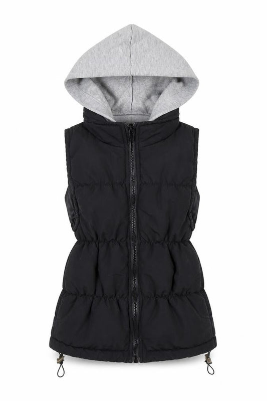 Womens UK Size 6 New Look Black Gilet